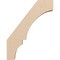 Ekena Millwork 3-inch W x 14-inch D x 18-inch H Balboa Rough Cedar Woodgrain TimberThane Knee Brace, Primed BRCUR03X14X18BOARCPR - alternate 6